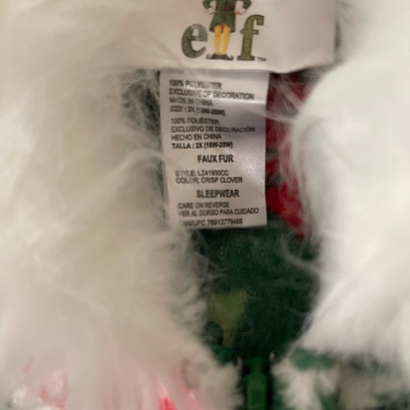 ELF Movie Inspired Union Suit. New with Tags - Picture 2 of 7